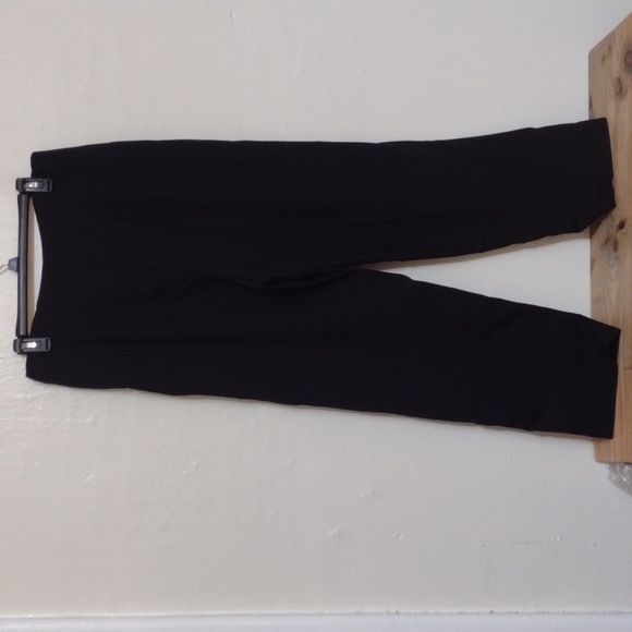 Talbots Vintage Black 100% Wool High Waist Slim Ankle Lined Trousers Size 10 - Picture 4 of 12